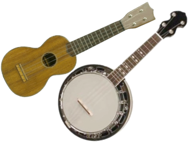 image of ukulele and banjolele